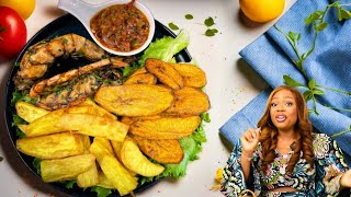 DO YOU HAVE PLANTAINS AND POTATOES? COOK BRUNCH WITH ME | NIGERIAN FOOD.