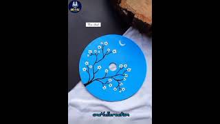 CD Painting | Part-20 | Art And Craft |  DIY | Lifehacks | Home Decor #one4allcreation #Shorts