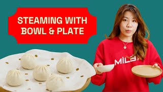 How To Steam Soup Dumplings with a Bowl and Plate