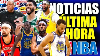 Warriors HISTÓRICO🥺 Anthony Davis 🔥 Alvarado ❌ Rivers FUERA ??⏳ Tatum 💥 Curry Klay 🚨 ULTIMA HORA NBA