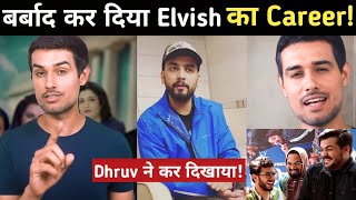 Dhruv Rathee Destroyed Elvish Yadav Very Badly : Dhruv Rathee vs Elvish Yadav Latest Video