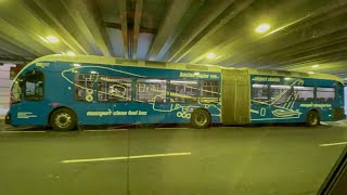 Buses in Action: Massport & Shuttle Buses at Logan Airport (Terminal B)