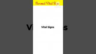 Vital Signs #vitalsigns #shorts #viral #medicalprofessional #medicine #nursepractitioner #science