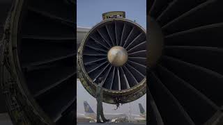 An Engine so pretty 😁🔥 .......#aviation #fyp #foryou #boeing #trending #trend #viral #ge90