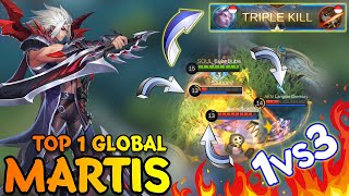 KING MARTIS | Martis New Meta | Best Build Martis [ Top 1 Global Martis ] Mobile Legends