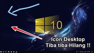 Mengembalikan ikon Desktop yang Hilang di Windows 10