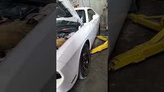 DODGE Challenger engine 3.6L vvt V6 water oil mixing oil cooler damage 😭#mechanic #tyson 2jz