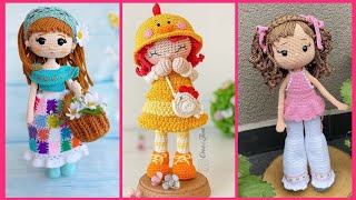 Beautiful Hand knitted Amigurumi Crochet Dolls