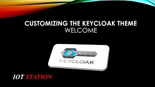 Keycloak Welcome Page Customization