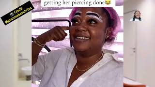 How to pierce smoothly|Behind the scenes||The drama||The excitement 😜😁