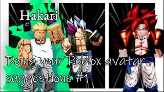 (Hakari) Doing Your Roblox Avatar Suggestions! #1