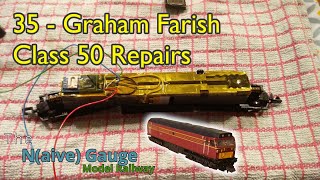 35   Farish Class 50 bogie tower repair