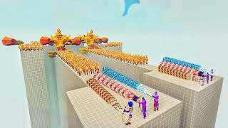 100x GOLDEN KNIGHTS + GOLD GOLEM vs EVERY GOD - Totally Accurate Battle Simulator TABS