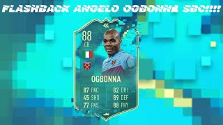 FIFA 20 Flashback Angelo Ogbonna SBC!!!