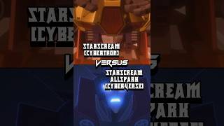 Starscream (Cybertron) Vs Starscream (Cyberverse) #faxorcap #transformers