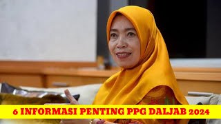 6 INFORMASI PENTING PPG DALJAB 2024