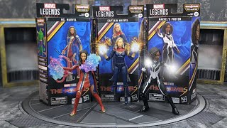 Hasbro Marvel Legends (The Marvels) Captain Marvel, Ms Marvel, Photon Review