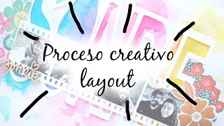 Proceso creativo layout scrapbooking - PROCESO CREATIVO SCRAPBOOKING