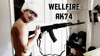 WellFire AK74 Gas Blowback GBB Airsoft Rifle (Black) Kalashnikov Unboxing Review