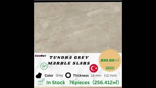 Tundra Grey Marble Slabs