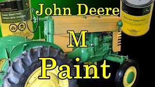 John Deere M Restoration : Our Paint Process