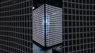 Transparent 3D LED screen