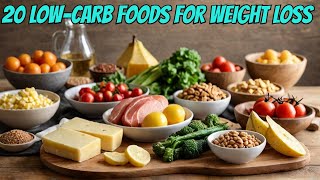 Low-Carb Foods You MUST Eat for Weight Loss and Energy