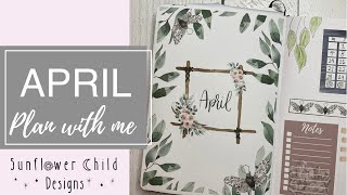 April 2021 bullet journal setup April plan with me April 2021 plan with me bullet journal setup