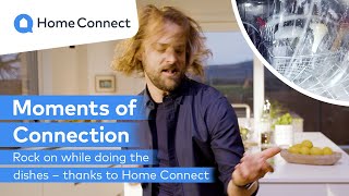 Rock on while doing the dishes – thanks to Home Connect