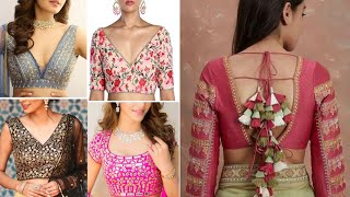 Latest New Simple And Attractive Daily Wear Blouse Design Collections For Ladies