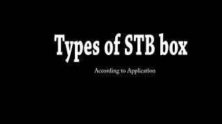 types of stb