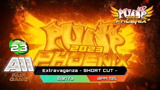 【Pump It Up PHOENIX】 Extravaganza - SHORT CUT D23 FG 95.10 AAA