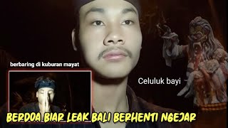 lemes di kuburan leak bali ngamuk ngejar orang