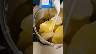 La RICETTA FACILE e VELOCE del PURE' di PATATE #shorts #ricetta #cucina #pure #cena #cucinaitaliana