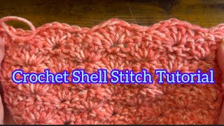 Crochet Shell Stitch Tutorial #crochet #crochettutorial