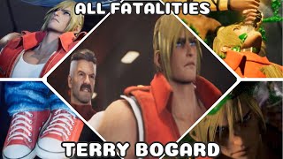 All Characters Perform Fatalities on Terry Bogard - Mortal Kombat 1