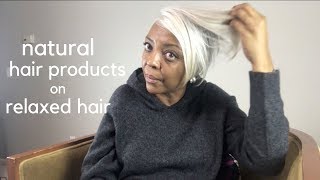 HAIR | NATURAL PRODUCTS ON RELAX HAIR