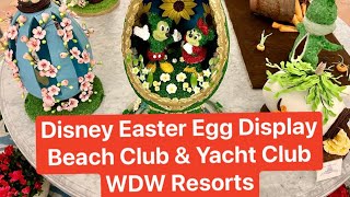 Easter Egg Display at Disney’s Beach Club and Yacht Club Resorts - Walt Disney World 2024