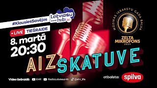 “Zelta Mikrofons ’24” Ceremonijas Aizskatuve LIVE