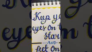 Stay grounded and create your own path #motivational #calligraphy #youtubeviralshorts