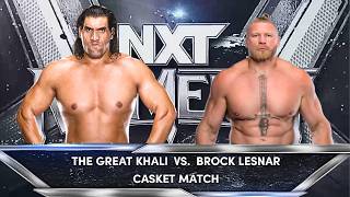 🏴‍☠️Casket Match | The Great Khali vs. Brock Lesnar | NXT No Mercy