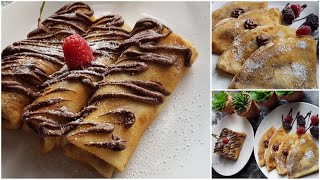 كيفية تحضير الكريب الفرنسيcrêpes recette rapide et facile