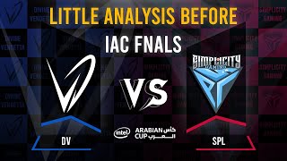 DV SPL IAC Grand Finals little discussion.