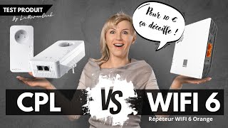 WIFI 6 vs CPL : Test du récepteur Wifi 6 Orange à 10€, ça décoiffe !