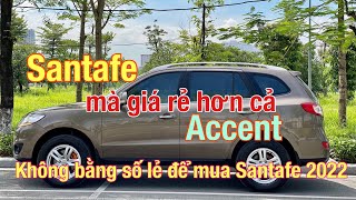 Santafe nhập khẩu Hàn Quốc siêu mới | Giá không bằng 1 chiếc Accent, rẻ hơn Santafe 2022 cả tỷ đồng