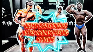 NATTY BODYBUILDER DOES CBUMS POSING ROUTINE!🫣🫣