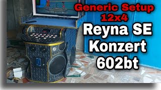 Generic Setup 12x4| Reyna Se | Generic Amplifier 602  bluetooth 500w