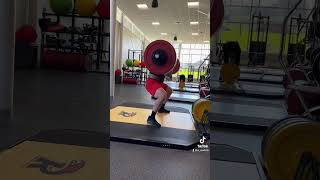 330 HANG CLEAN 🧼 #football #footballshorts #footballedits #weightlifting #hangclean #weightlifting