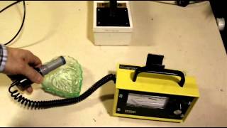 Homemade Radiation Detector Test