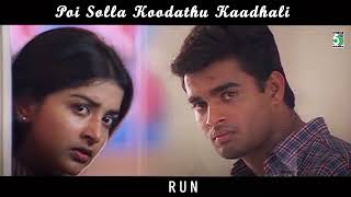 Poi Solla Koodadhu Song - Run - Madhavan - Meera Jasmine - Vidyasagar